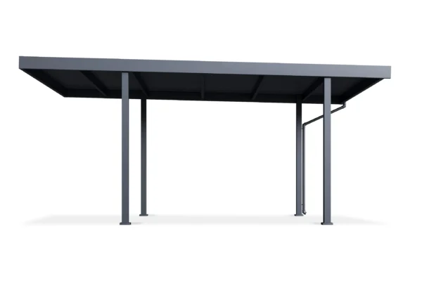 Wolnostojąca metalowa wiata SELECT 3,1x5,5 m Anthracite – Gutroof — zdjęcie wariantu 5 Wolnostojąca metalowa wiata SELECT 3,1x5,5 m Anthracite – Gutroof — zdjęcie wariantu 5