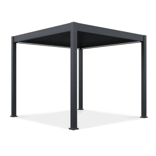 Pergola tarasowa automatyczna z oświetleniem LED ELEGANCE AUTOMATIC 3x3 Anthracite – Gutroof — zdjęcie wariantu 6 Pergola tarasowa automatyczna z oświetleniem LED ELEGANCE AUTOMATIC 3x3 Anthracite – Gutroof — zdjęcie wariantu 6