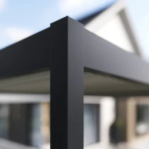 Automatyczna pergola przyścienna z oświetleniem LED 3x3 ELEGANCE WALL AUTOMATIC, Anthracite – Gutroof — zdjęcie wariantu 6 Automatyczna pergola przyścienna z oświetleniem LED 3x3 ELEGANCE WALL AUTOMATIC, Anthracite – Gutroof — zdjęcie wariantu 6