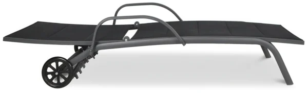 Leżak ogrodowy aluminiowy MAJORKA Black
