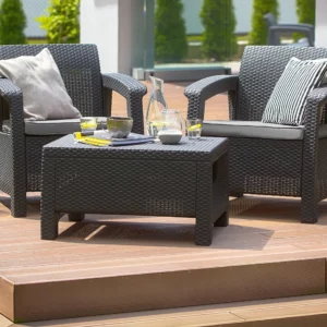Zestaw ogrodowy CORFU SET Graphite Zestaw ogrodowy CORFU SET Graphite