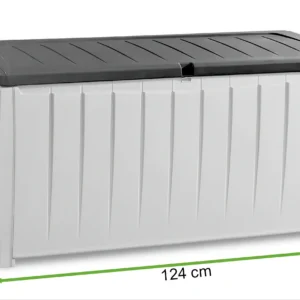 Skrzynia balkonowa NOVEL STORAGE BOX 340L – Keter — wymiary produktu Skrzynia balkonowa NOVEL STORAGE BOX 340L – Keter — wymiary produktu