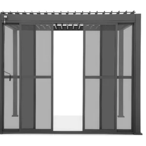 Przesuwane drzwi z poliwęglanu do pergoli PREMIUM 3m anthracite – GUTROOF — zdjęcie wariantu 6 Przesuwane drzwi z poliwęglanu do pergoli PREMIUM 3m anthracite – GUTROOF — zdjęcie wariantu 6