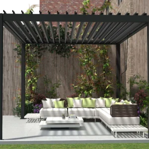 Pergola tarasowa PRIMARY 3x3 Anthracite – Gutroof — zdjęcie wariantu 6 Pergola tarasowa PRIMARY 3x3 Anthracite – Gutroof — zdjęcie wariantu 6