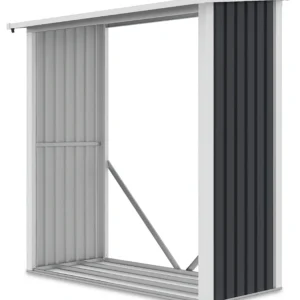 Drewutnia ogrodowa DENVER 182x89cm Cold Grey – Hardmaister — wymiary produktu Drewutnia ogrodowa DENVER 182x89cm Cold Grey – Hardmaister — wymiary produktu