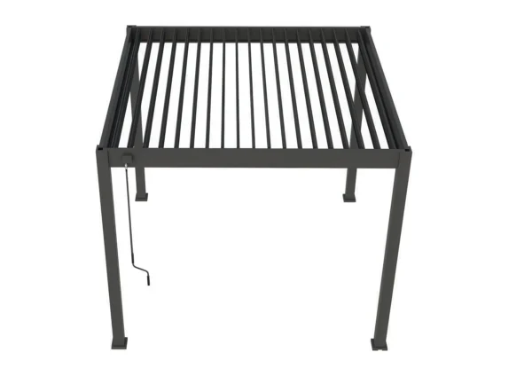 Pergola tarasowa ELEGANCE 3x3 Anthracite – Gutroof — zdjęcie wariantu 6 Pergola tarasowa ELEGANCE 3x3 Anthracite – Gutroof — zdjęcie wariantu 6