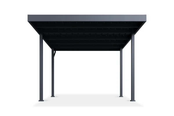 Wolnostojąca metalowa wiata SELECT 3,1x5,5 m Anthracite – Gutroof — zdjęcie wariantu 6 Wolnostojąca metalowa wiata SELECT 3,1x5,5 m Anthracite – Gutroof — zdjęcie wariantu 6