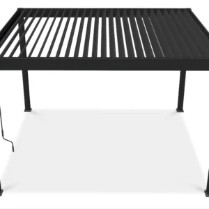 Pergola aluminiowa na taras DELUXE 3,6x4 Anthracite – Gutroof — wymiary produktu