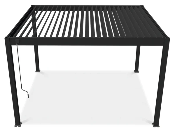 Pergola aluminiowa na taras DELUXE 3,6x4 Anthracite – Gutroof — wymiary produktu