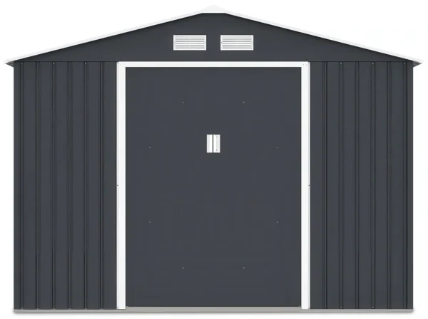 Domek narzędziowy HUDSON 277x191cm Cold Grey – Hardmaister — zdjęcie wariantu 7 Domek narzędziowy HUDSON 277x191cm Cold Grey – Hardmaister — zdjęcie wariantu 7