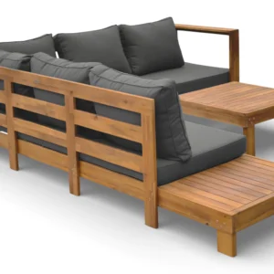 Tył zestawu meblowego z drewna HAVLA CAFFE ACACIA WOOD - BJORKKA Tył zestawu meblowego z drewna HAVLA CAFFE ACACIA WOOD - BJORKKA
