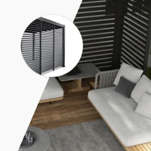 Panel żaluzja do pergoli PREMIUM 3m, Anthracite – GUTROOF — zdjęcie wariantu 7 Panel żaluzja do pergoli PREMIUM 3m, Anthracite – GUTROOF — zdjęcie wariantu 7