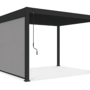 Roleta opuszczana do pergoli ELEGANCE/DELUXE/FUSION 3 m Anthracite – Gutroof — zdjęcie wariantu 7 Roleta opuszczana do pergoli ELEGANCE/DELUXE/FUSION 3 m Anthracite – Gutroof — zdjęcie wariantu 7
