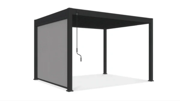 Roleta opuszczana do pergoli ELEGANCE/DELUXE/FUSION 3 m Anthracite – Gutroof — zdjęcie wariantu 7 Roleta opuszczana do pergoli ELEGANCE/DELUXE/FUSION 3 m Anthracite – Gutroof — zdjęcie wariantu 7