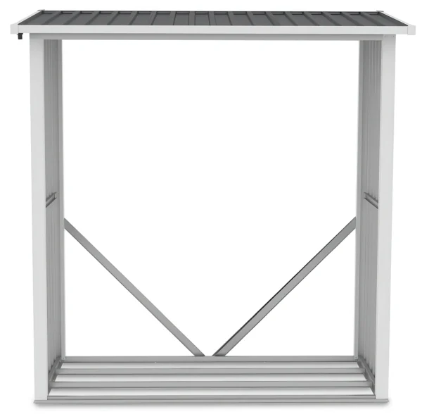 Drewutnia ogrodowa DENVER 182x89cm Cold Grey – Hardmaister — zdjęcie wariantu 7 Drewutnia ogrodowa DENVER 182x89cm Cold Grey – Hardmaister — zdjęcie wariantu 7