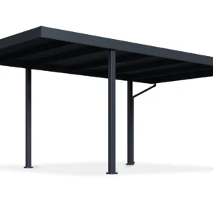 Wolnostojąca metalowa wiata SELECT 3,1x5,5 m Anthracite – Gutroof — zdjęcie wariantu 7 Wolnostojąca metalowa wiata SELECT 3,1x5,5 m Anthracite – Gutroof — zdjęcie wariantu 7
