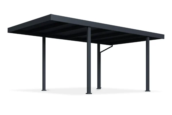 Wolnostojąca metalowa wiata SELECT 3,1x5,5 m Anthracite – Gutroof — zdjęcie wariantu 7 Wolnostojąca metalowa wiata SELECT 3,1x5,5 m Anthracite – Gutroof — zdjęcie wariantu 7
