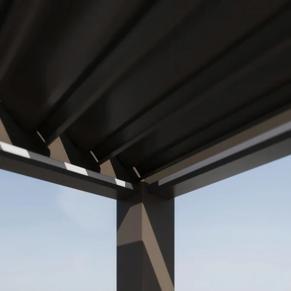 Pergola tarasowa automatyczna z oświetleniem LED ELEGANCE AUTOMATIC 3x3 Anthracite – Gutroof — zdjęcie wariantu 8 Pergola tarasowa automatyczna z oświetleniem LED ELEGANCE AUTOMATIC 3x3 Anthracite – Gutroof — zdjęcie wariantu 8
