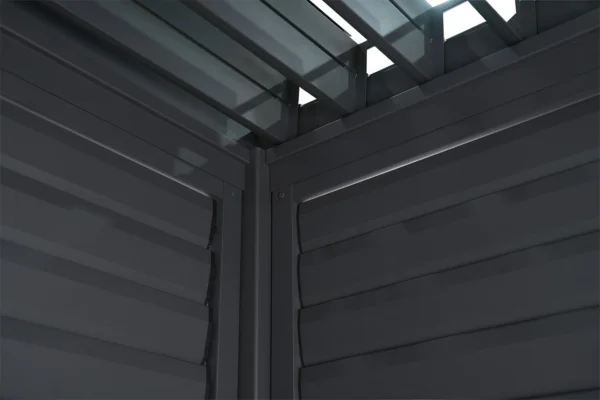 Regulowany panel żaluzjowy do pergoli PREMIUM 3m, anthracite – GUTROOF — zdjęcie wariantu 8