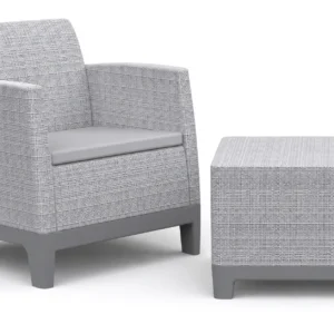 Fotel wraz ze stolikiem - Scandi forma