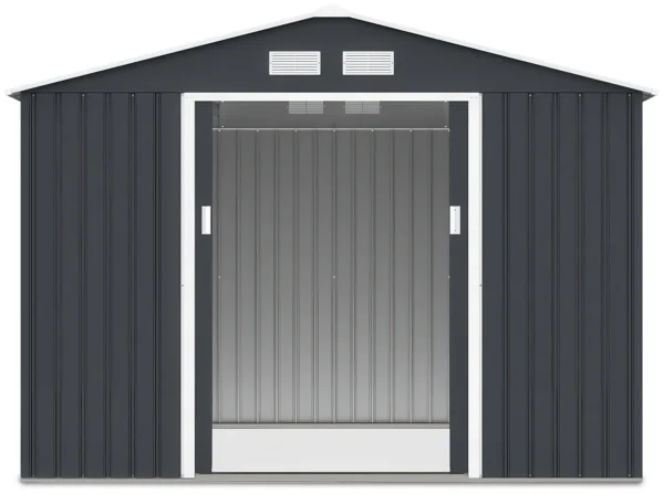 Domek narzędziowy HUDSON 277x191cm Cold Grey – Hardmaister — zdjęcie wariantu 8 Domek narzędziowy HUDSON 277x191cm Cold Grey – Hardmaister — zdjęcie wariantu 8