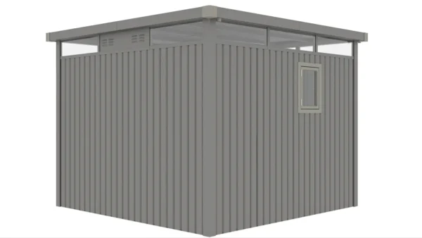 Domek narzędziowy OTTAWA 294 x 294cm Grey Aluminium – Hardmaister — zdjęcie wariantu 8 Domek narzędziowy OTTAWA 294 x 294cm Grey Aluminium – Hardmaister — zdjęcie wariantu 8