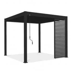 Panel żaluzjowy poziomy do pergoli ELEGANCE/DELUXE/FUSION 1 m Anthracite – Gutroof — zdjęcie wariantu 8 Panel żaluzjowy poziomy do pergoli ELEGANCE/DELUXE/FUSION 1 m Anthracite – Gutroof — zdjęcie wariantu 8