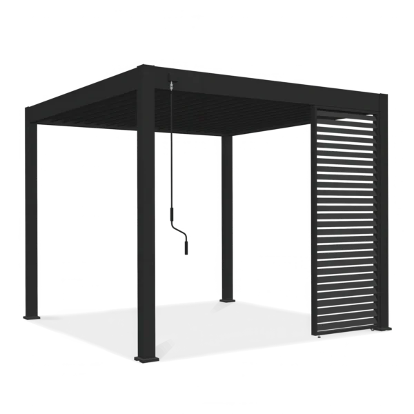Panel żaluzjowy poziomy do pergoli ELEGANCE/DELUXE/FUSION 1 m Anthracite – Gutroof — zdjęcie wariantu 8 Panel żaluzjowy poziomy do pergoli ELEGANCE/DELUXE/FUSION 1 m Anthracite – Gutroof — zdjęcie wariantu 8