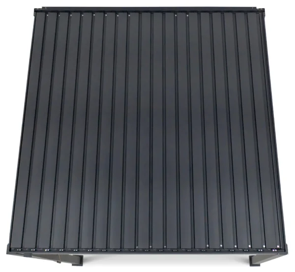 Pergola ścienna ogrodowa na taras 3x3 Premium Wall Anthracite – Gutroof — zdjęcie wariantu 8 Pergola ścienna ogrodowa na taras 3x3 Premium Wall Anthracite – Gutroof — zdjęcie wariantu 8