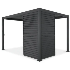 Regulowany panel żaluzjowy do pergoli PREMIUM 3m, anthracite – GUTROOF — zdjęcie wariantu 9