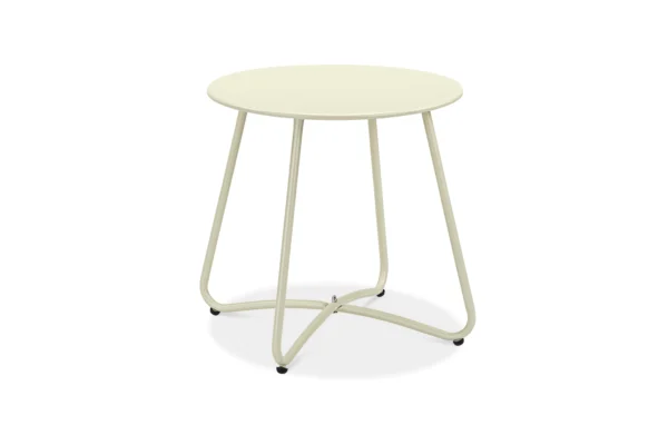 Stolik ogrodowy Art Light Beige na białym tle