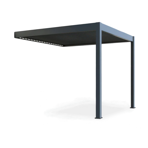 Automatyczna pergola przyścienna z oświetleniem LED 3x3 ELEGANCE WALL AUTOMATIC, Anthracite – Gutroof — zdjęcie wariantu 10 Automatyczna pergola przyścienna z oświetleniem LED 3x3 ELEGANCE WALL AUTOMATIC, Anthracite – Gutroof — zdjęcie wariantu 10