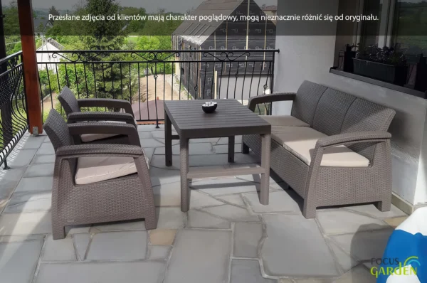 Zestaw ogrodowy CORFU MAX 3 Brown