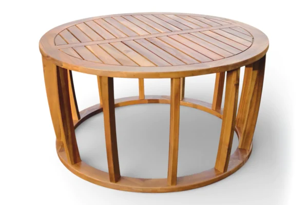 Stolik pomocniczy z zestawu meblowego NUVIA CAFFE ACACIA WOOD - BJORKKA