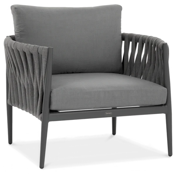 Narożnik ogrodowy aluminiowy MONZA Caffe + fotel Grey – FURRORE — zdjęcie wariantu 10 Narożnik ogrodowy aluminiowy MONZA Caffe + fotel Grey – FURRORE — zdjęcie wariantu 10