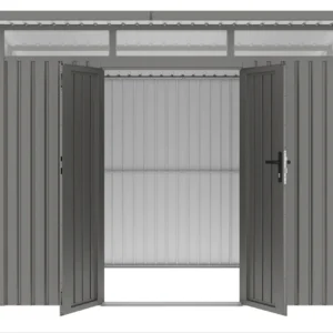 Domek narzędziowy PORTLAND 289 x 253cm Grey Aluminium – Hardmaister — zdjęcie wariantu 10 Domek narzędziowy PORTLAND 289 x 253cm Grey Aluminium – Hardmaister — zdjęcie wariantu 10