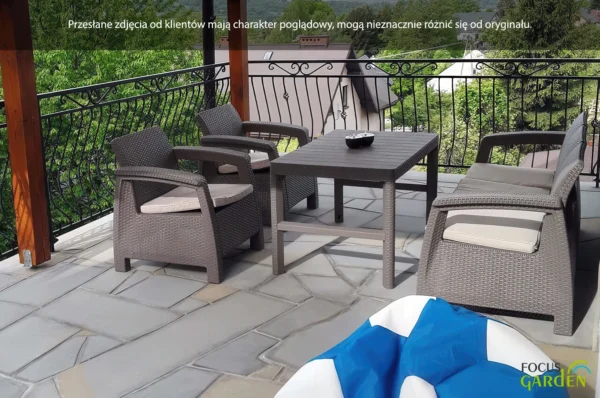 Zestaw ogrodowy CORFU MAX 3 Brown