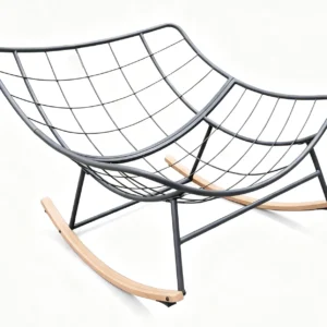 Metalowa konstrukcja fotela ogrodowego do zestawu Ronda 1+1 Dark Grey Focus Garden