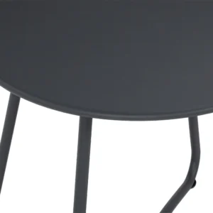 Stolik ART z zestawu fotela bujanego AGAVA Dark Grey Focus Garden na białym tle
