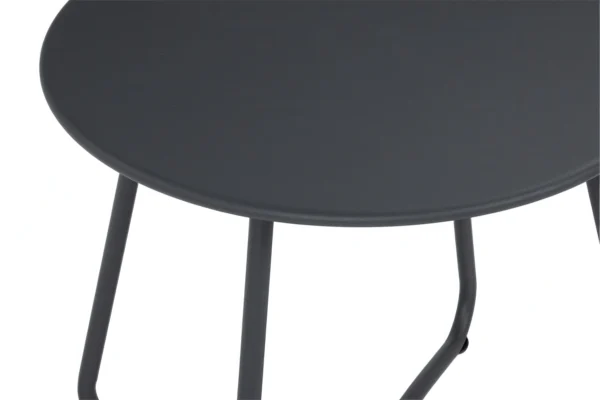 Stolik ART z zestawu fotela bujanego AGAVA Dark Grey Focus Garden na białym tle
