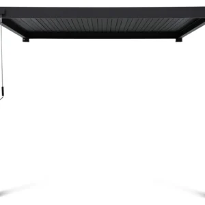 Pergola ścienna ogrodowa na taras 3x3 Premium Wall Anthracite – Gutroof — zdjęcie wariantu 12 Pergola ścienna ogrodowa na taras 3x3 Premium Wall Anthracite – Gutroof — zdjęcie wariantu 12
