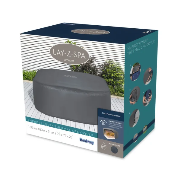 Pokrywa termiczna Lay-Z-Spa ENERGYSENCE 1,8x1,8m – Bestway 60319 — zdjęcie wariantu 12