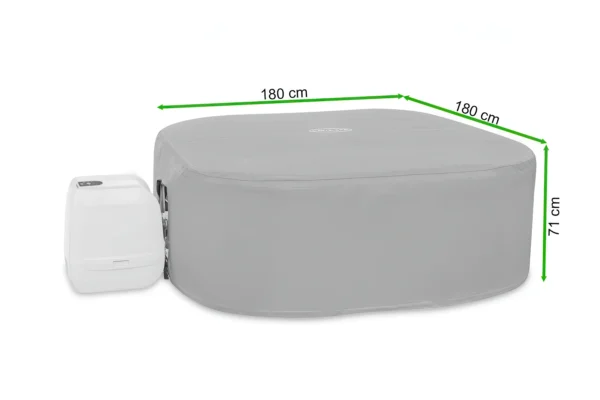 Pokrywa termiczna Lay-Z-Spa ENERGYSENCE 1,8x1,8m – Bestway 60319 — wymiary produktu