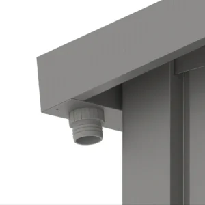 Domek narzędziowy PORTLAND 289 x 253cm Grey Aluminium – Hardmaister — zdjęcie wariantu 14 Domek narzędziowy PORTLAND 289 x 253cm Grey Aluminium – Hardmaister — zdjęcie wariantu 14