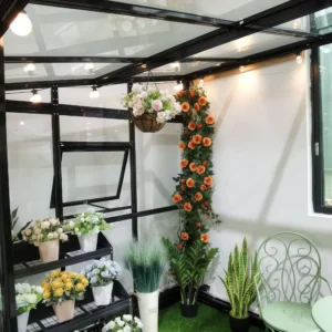 Oranżeria SOHO Black 505x290cm PC + Glass – Gutroof — zdjęcie wariantu 15