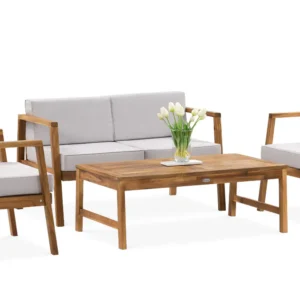 Ogrodowe meble wypoczynkowe MALMO CAFFE Acacia Wood - Focus Garden