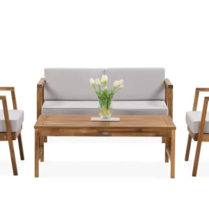 Zestaw mebli wypoczynkowych ogrodowychMALMO CAFFE Acacia Wood - Focus Garden