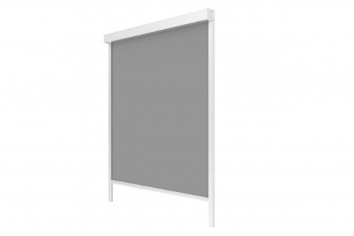 Roleta boczna Luxe 270 × 218 cm – elektryczna, biała – widok produktu Roleta boczna Luxe 270 × 218 cm – elektryczna, biała – widok produktu