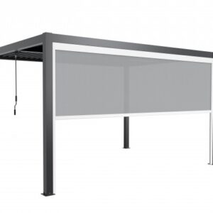 Roleta boczna Luxe 270 × 218 cm – elektryczna, biała – aranżacja