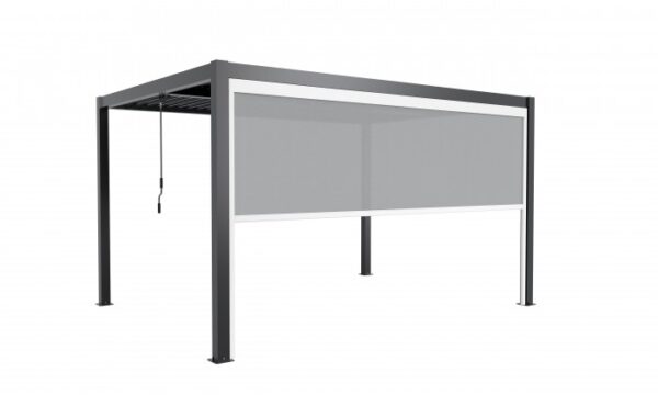 Roleta boczna Luxe 270 × 218 cm – elektryczna, biała – aranżacja